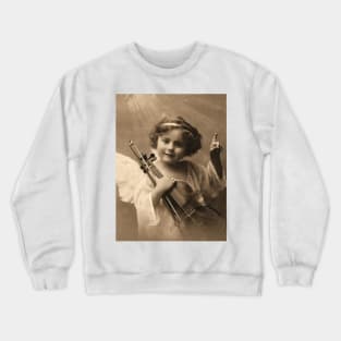 Vintage Christmas Angel Crewneck Sweatshirt